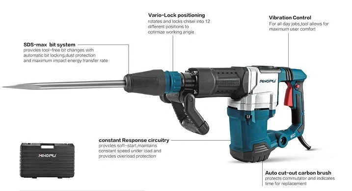 SDS Max Shank Electric Hammer Drill