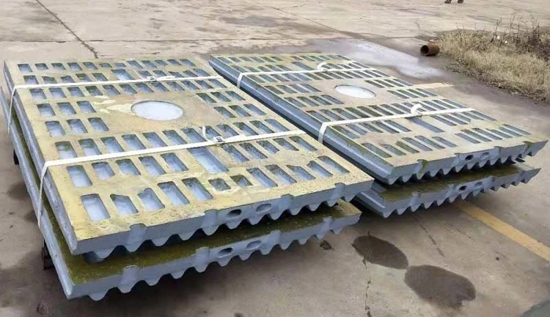 Manganese Steel Castings Jaw Plate Suit Cj615 Jaw Crusher Wear Parts in Stock