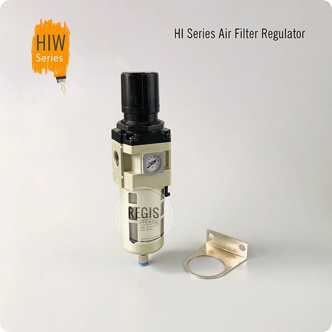 China Pneumatic Air Filter Regulator Pressure Gauge Embedded Hiw4000-06