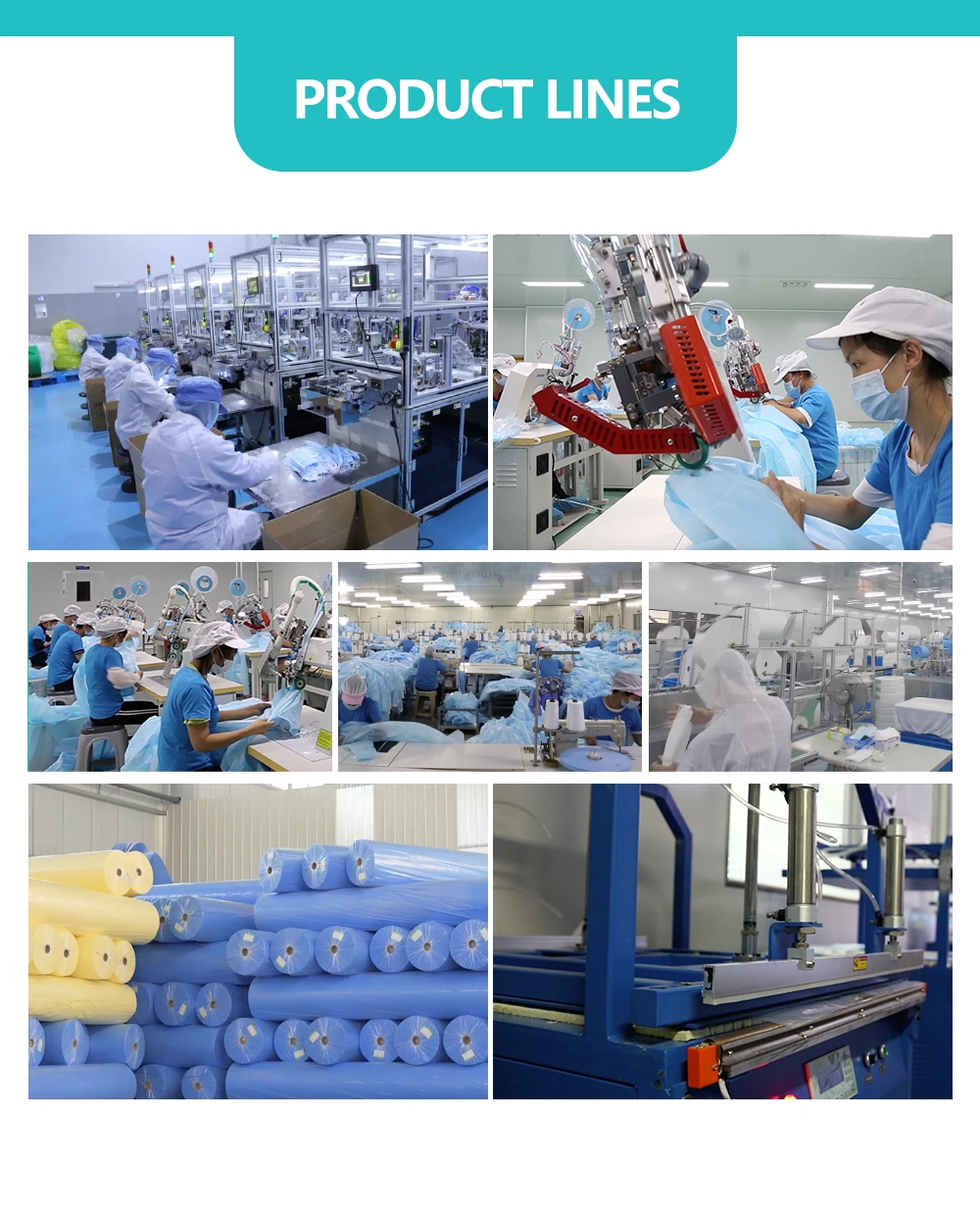 Nonwoven Fabric Disposable Protective Body Coverall Medical Chemical Protective Clothing