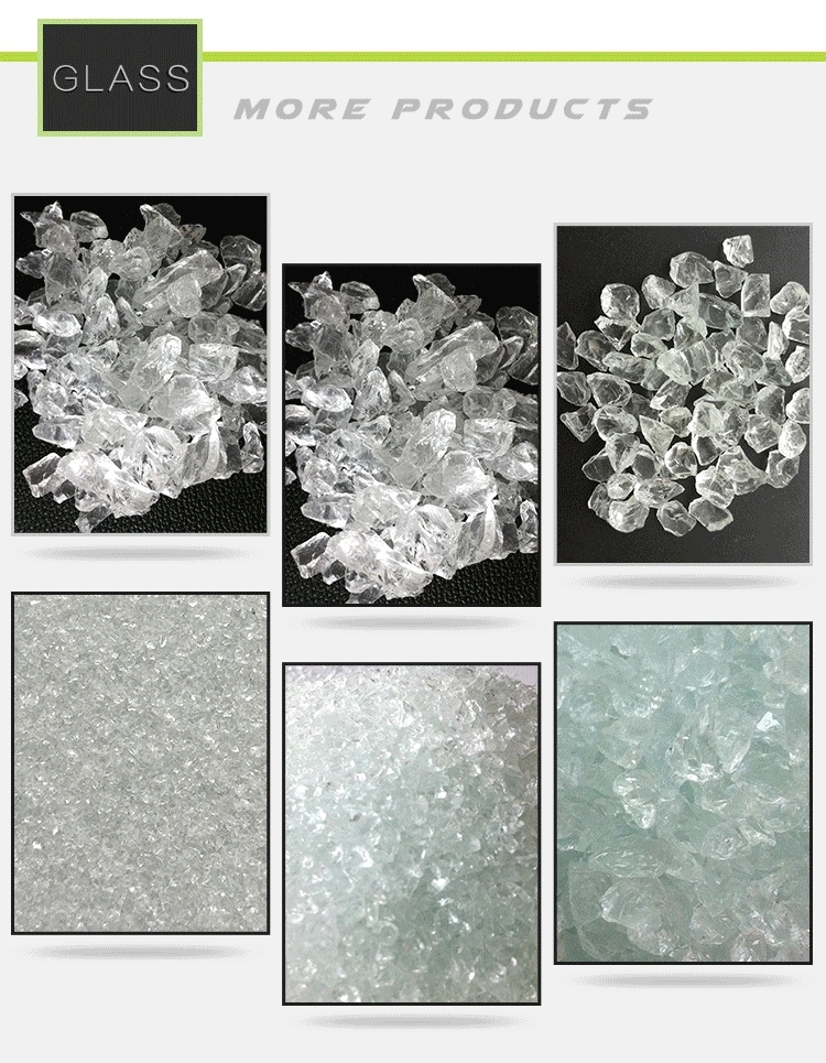 Decorative Broken Crushed Glass Clear Glass Granule Supplier