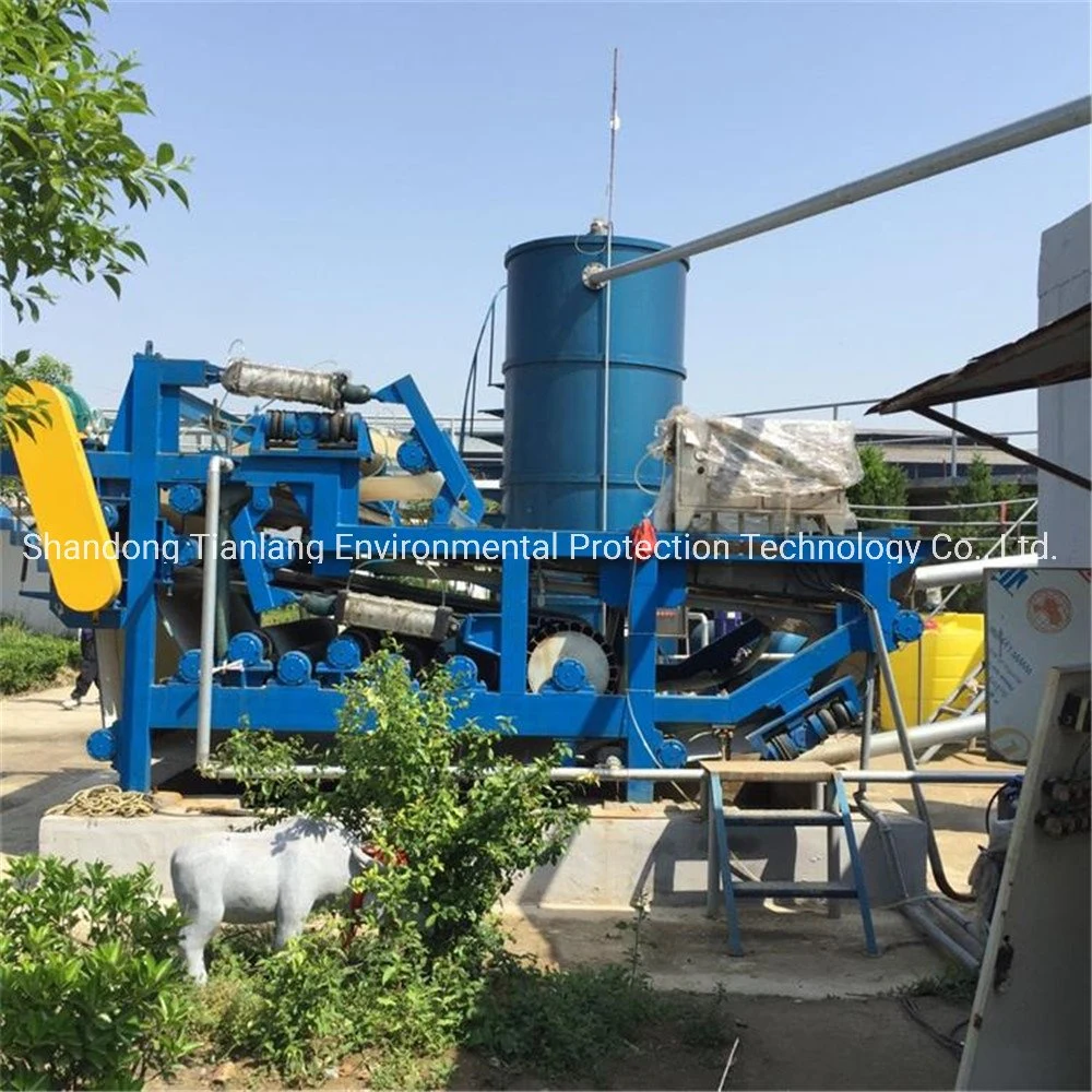 Construction Engineering Sludge Dewatering Belt Filter Press Equipment