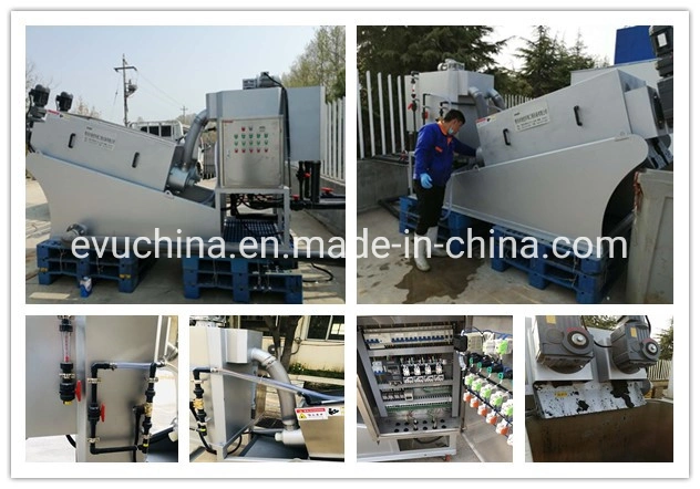 Vacuum Filter Press Double Membrane Filter Press for Wastewater Treatment Plant