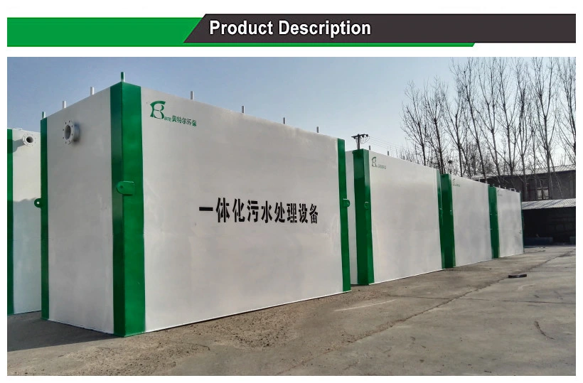 Storage Tanks Container Integrated Sewage Treatment Plant Septic Tank Design