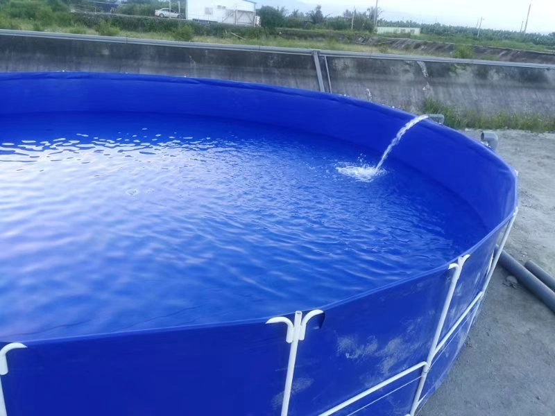 Large Plastic Water Tank Folding Fish Farming Tank PVC Tank for Feeding Fish