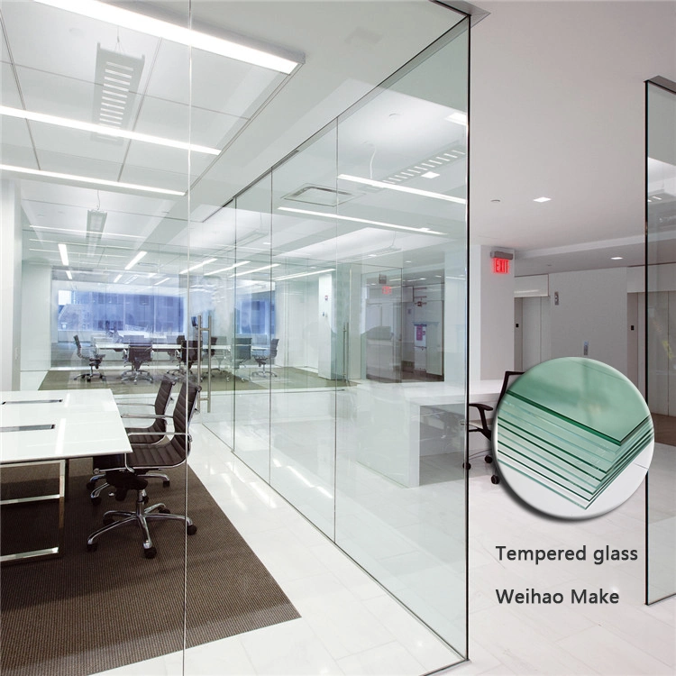 Ultra Clear Tempered Glass/Toughened Door Glass/Edge Polished Glass/Frosted Glass Building Glass