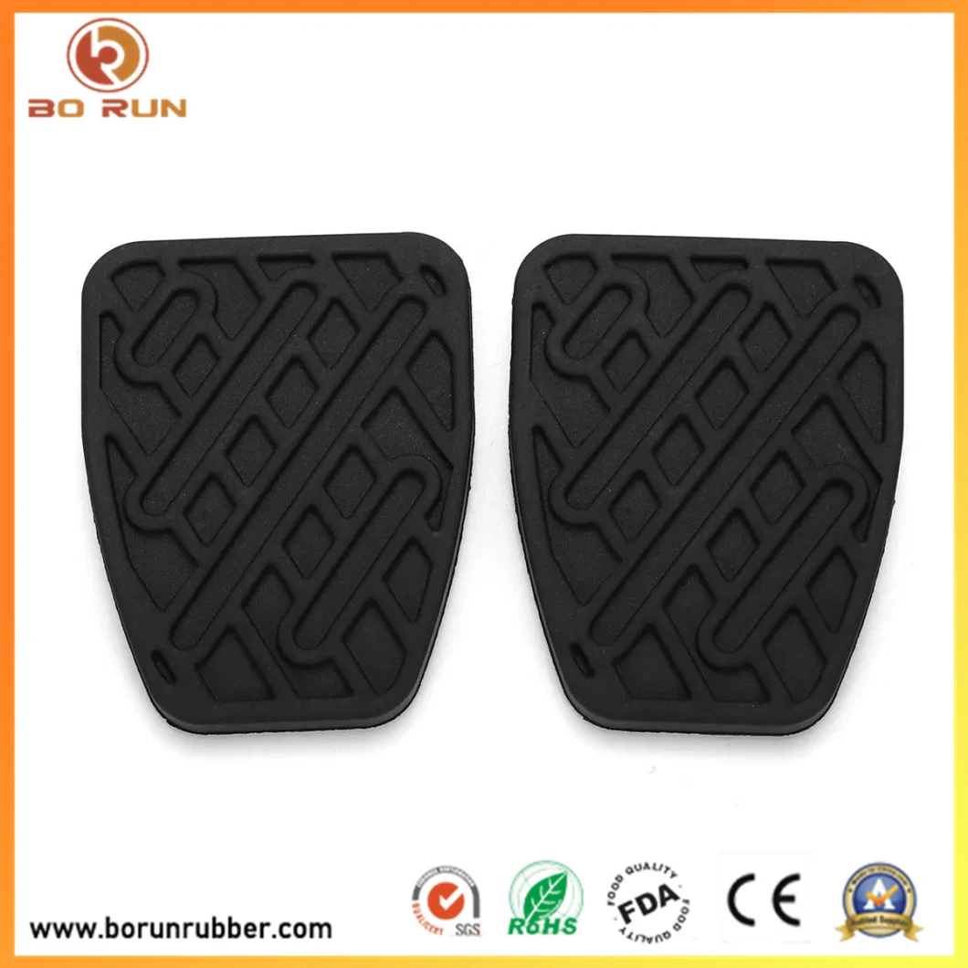OEM ODM Mold Flat Auto Car Brake Pedal Pad Protective Rubber Cover Pedal with High Quality