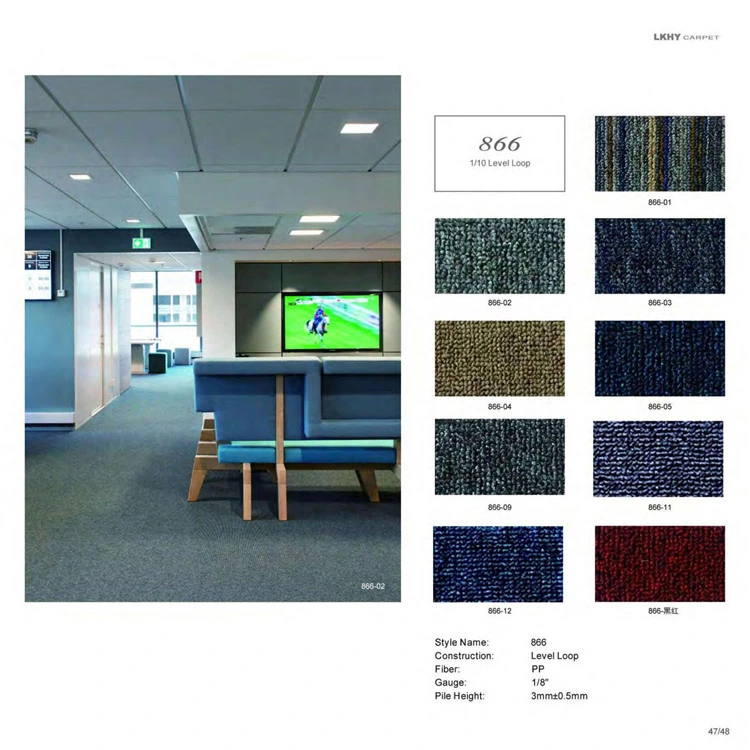 Commercial Hotel Home Office Broadloom Carpet Oriental Design Wall to Wall Carpet PP Surface Hallway Carpet