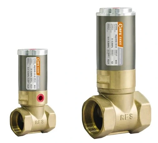 Brass Material Body Pneumatic Right Angle Valve