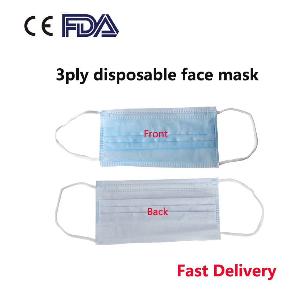 Disposable Face Mask Isolating Dust, Pollen, Airborne Chemical Particulate, Smoke and Mist