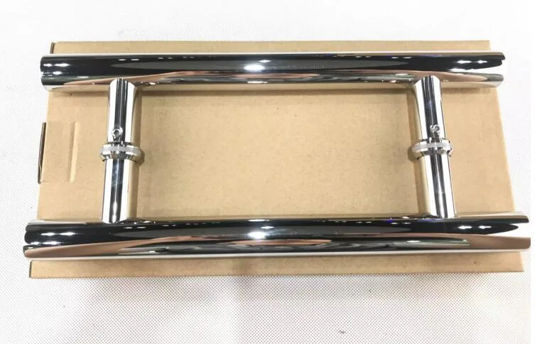 Frameless Sliding Glass Shower Door Nickel Pull Handle