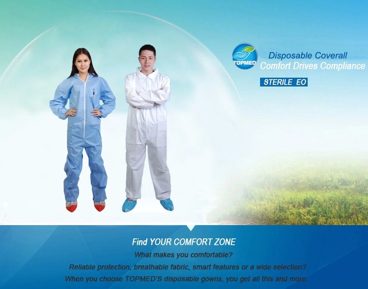 White Overalls Waterproof Overalls for Agricultural Spraying