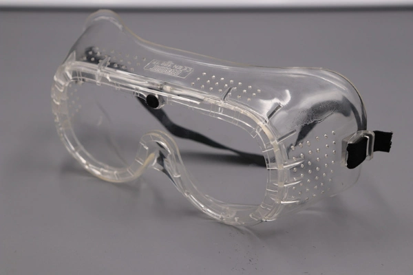 PC Anti-Scratch & Anti-Fog Lens with Polyester Tape Safety Glasses Protective Googles for Self-Protection