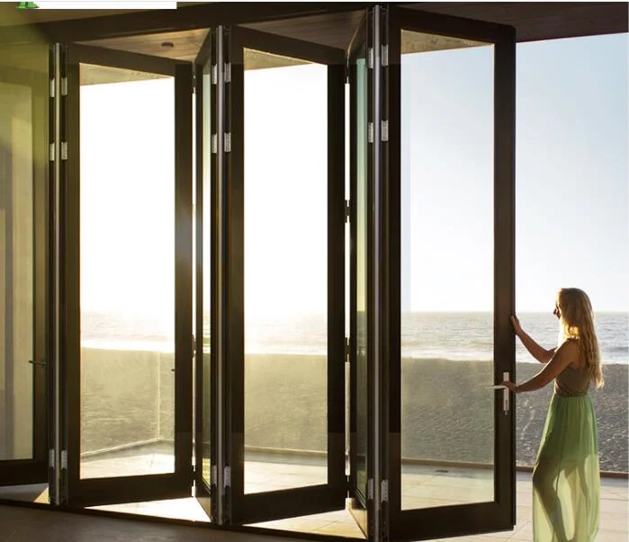 European Standard Sliding Glass Door Folding Door of Family Hotel Aluminum Alloy Doors