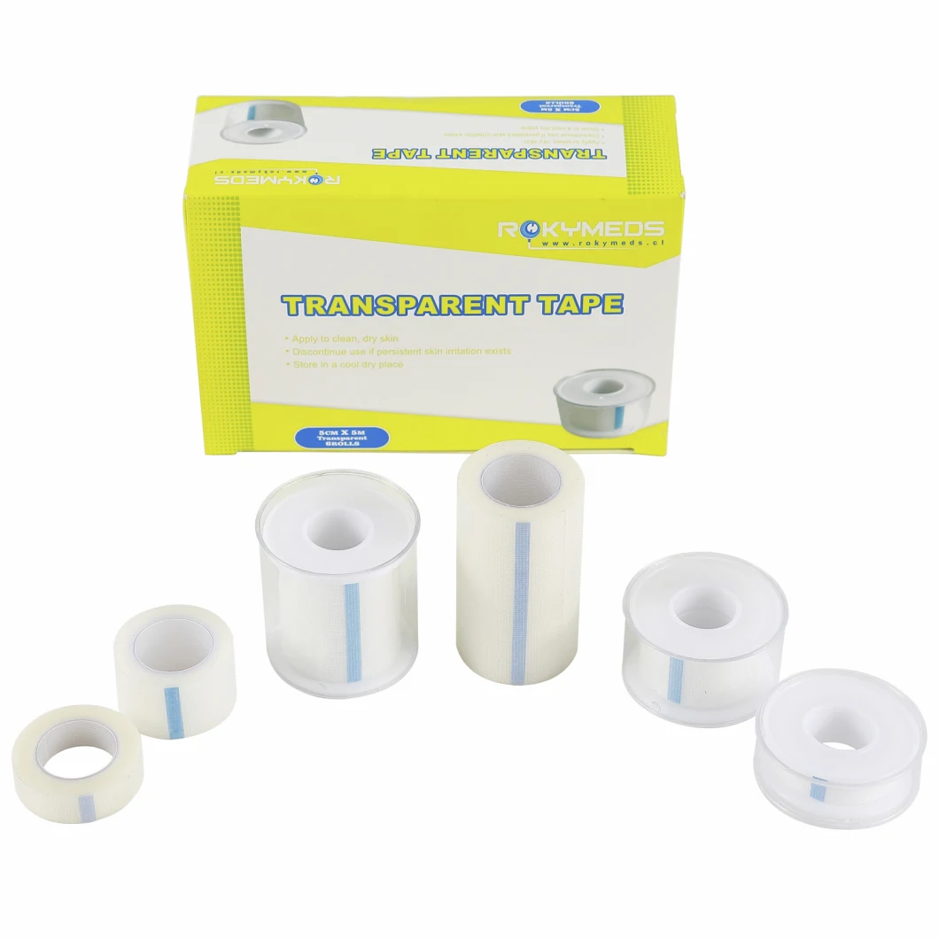 Surgical Waterproof Adhesive PE Tape with Plastic Cover