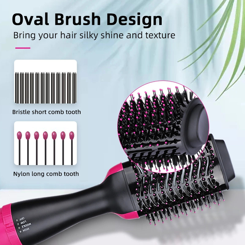 One Step Hair Dryer and Volumizer Hair Straightener Brush