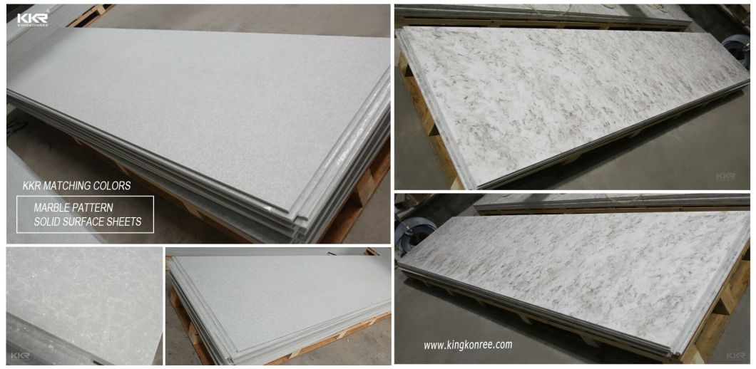 Marble Countertop Artificial Stone Sheets Solid Surface Sheets Stone Desk Top Marble Stone Artificial Stone