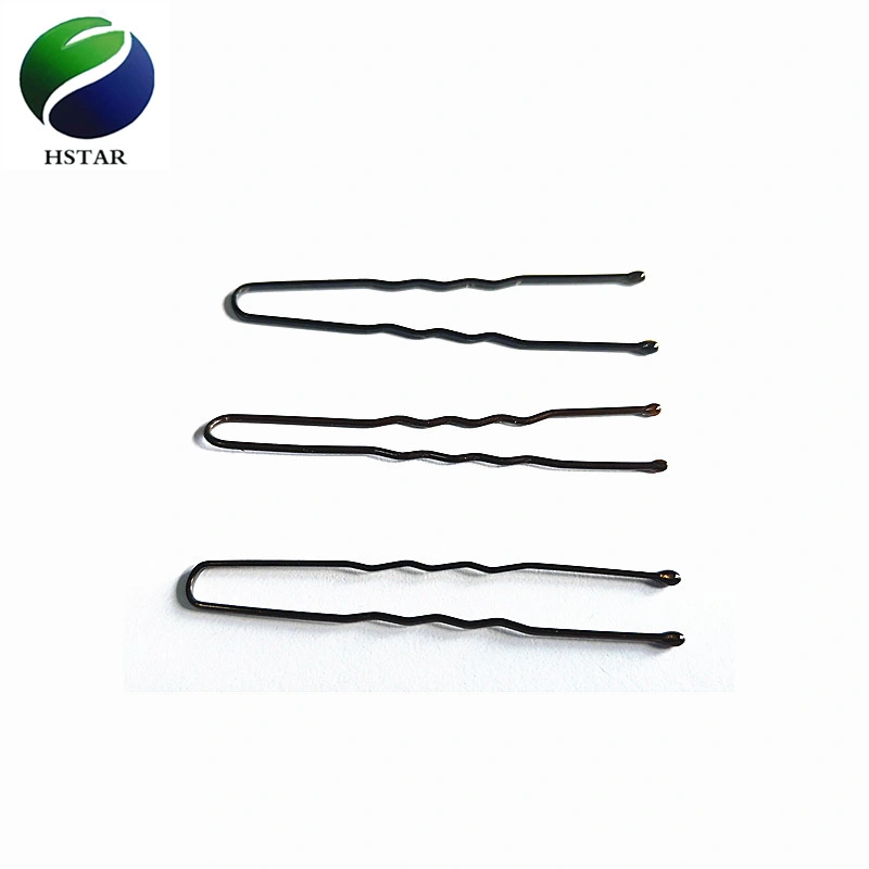 Hairdressing Tools Brown Metal Waved Hair Bobby Pins for Women
