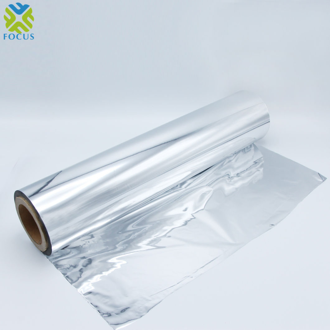 Pet Plastic Film Roll Metallized Polyester Mylar Package Roll Foog Wrapping Roll
