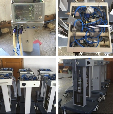 Hv-800A Hospital Medical Equipment Surgical ICU Ventilator Breathing Machine with Best Price
