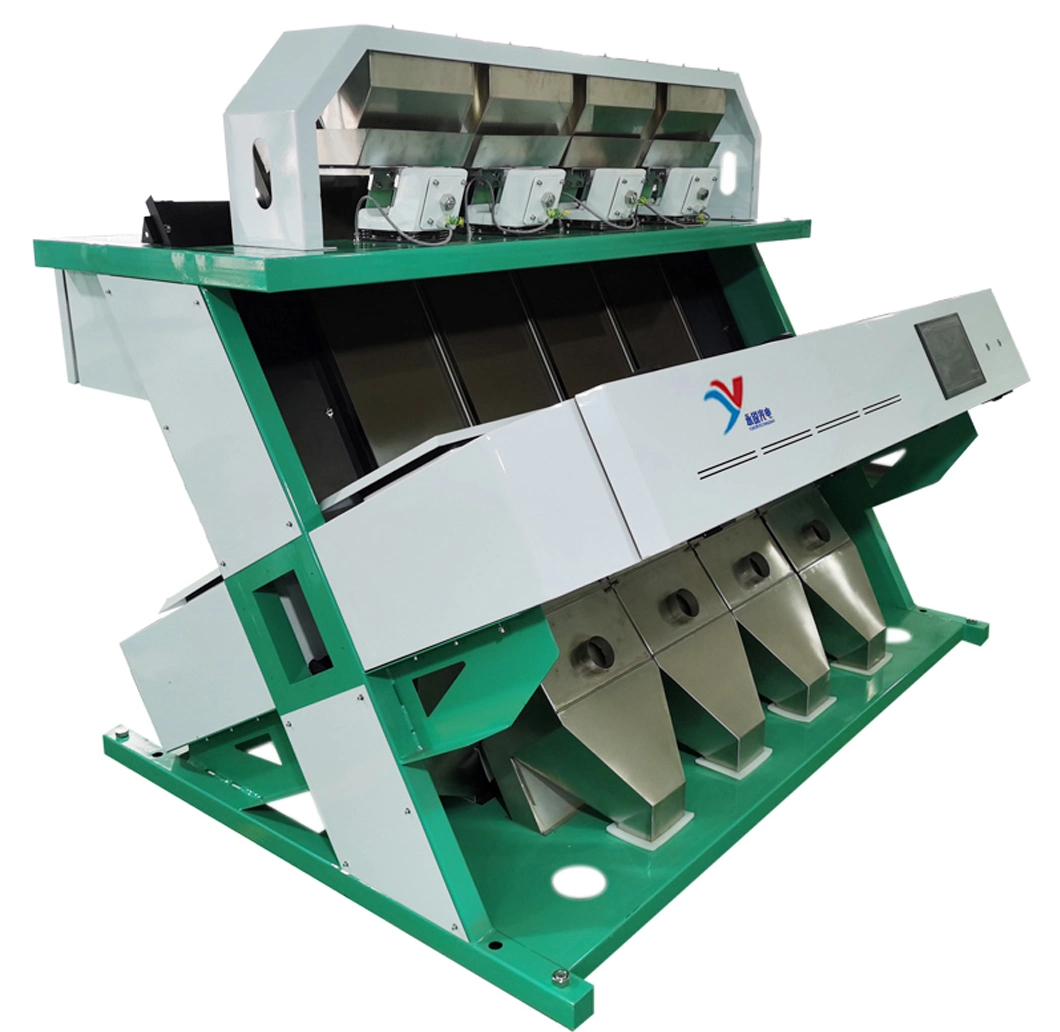 4 Chutes CCD Multifunctional Intelligent Professional LED Grain Buckwheat Color Sorter Machine