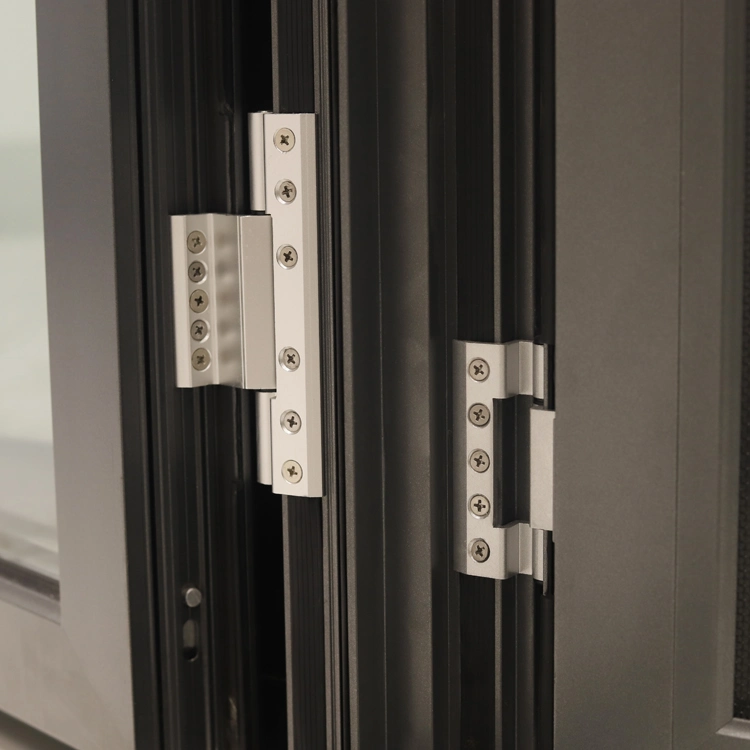 120 Series Thermal Break Aluminium Window with Door Double Tempered Insulation Glass Balcony Door