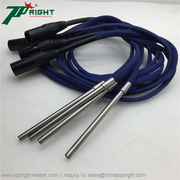 Customized Electric Heating Rod Iron Water Cartridge Heater with Thread
