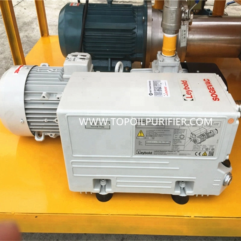 Double Stage Vacuum Purifier Transformer Oil Dehydration Plant