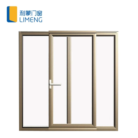 Custom Brown Acoustic Sound Proof Temper Glass New Design Kenya Aluminum Sliding Window for Kitchen Bathroom