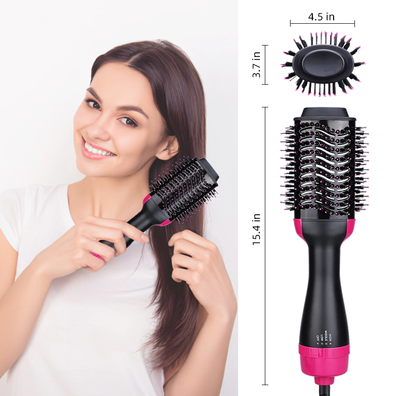 One Step Hair Dryer and Volumizer Hair Straightener Brush