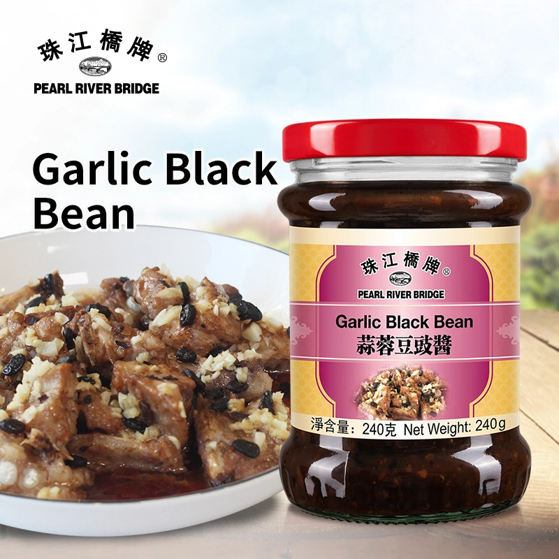 Garlic Black Bean Sauce 240g Pearl River Bridge Chinese Spicy Sauce Hot Sauce