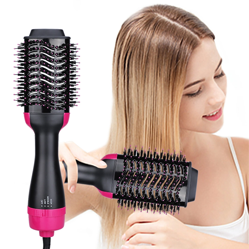 One Step Hair Dryer and Volumizer Hair Straightener Brush