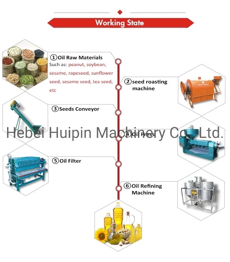 Cooking Oil Press with Vacuum Filter Machine