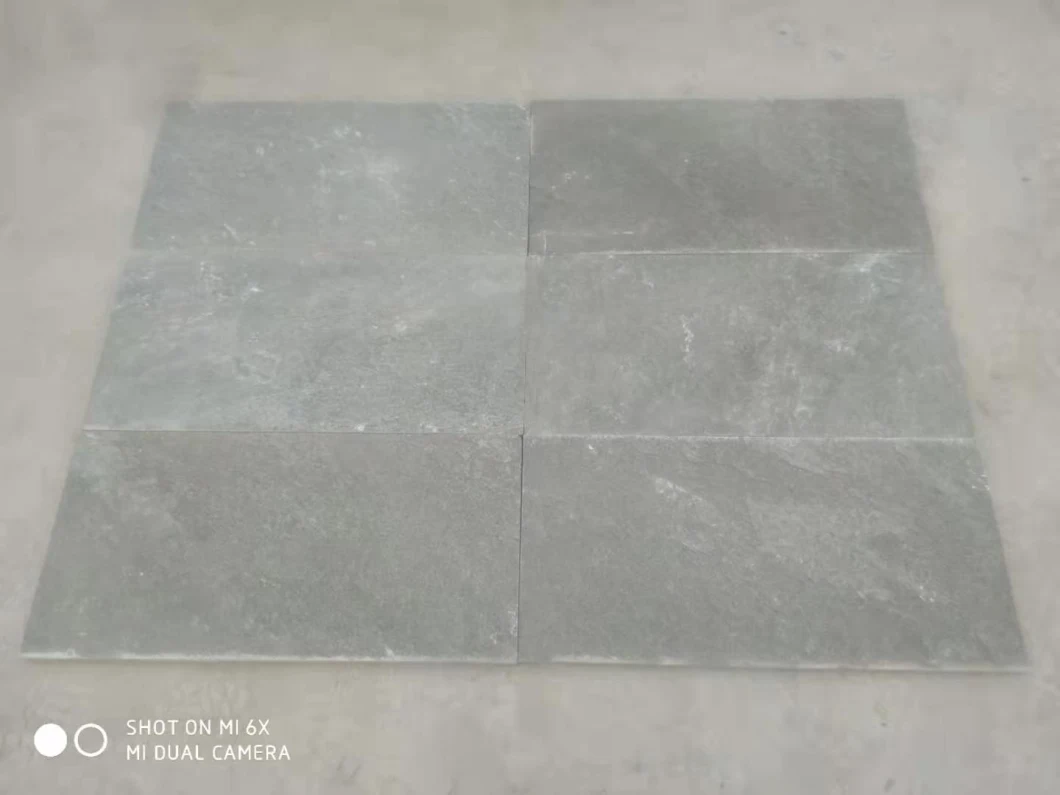 P013 Natural Grey Slate Stone Tile for Decoration