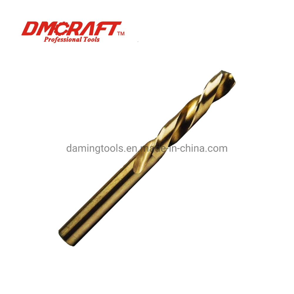 DIN338 Jobber Length Standard HSS Left Hand Drill Bit for Metal Drilling