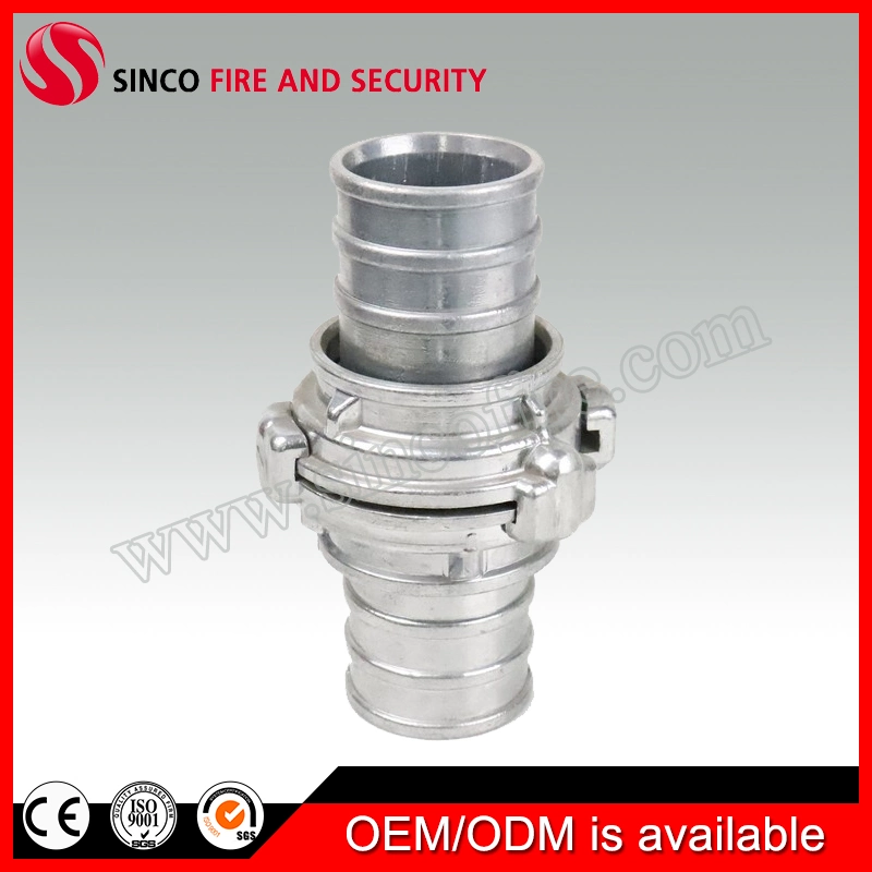 Aluminum/Brass Machino Fire Hose Coupling for Fire Hose