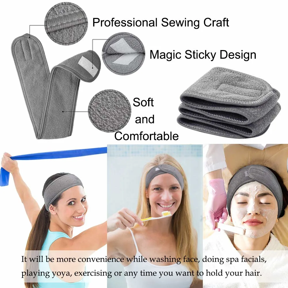 Organic Bamboo Fiber Hair Towel Wrap, Quick Drying Hair Turban Wrap with Button, Ultra-Soft Drying Hair Towels, Quick Magic Dryer Caps, Dryer Hair Hat