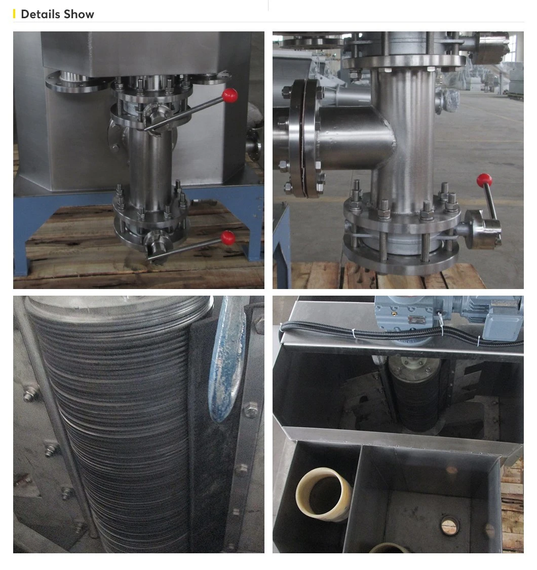 Screw Type Sludge Thickener Design Industrial Wastewater Treatment Equipment