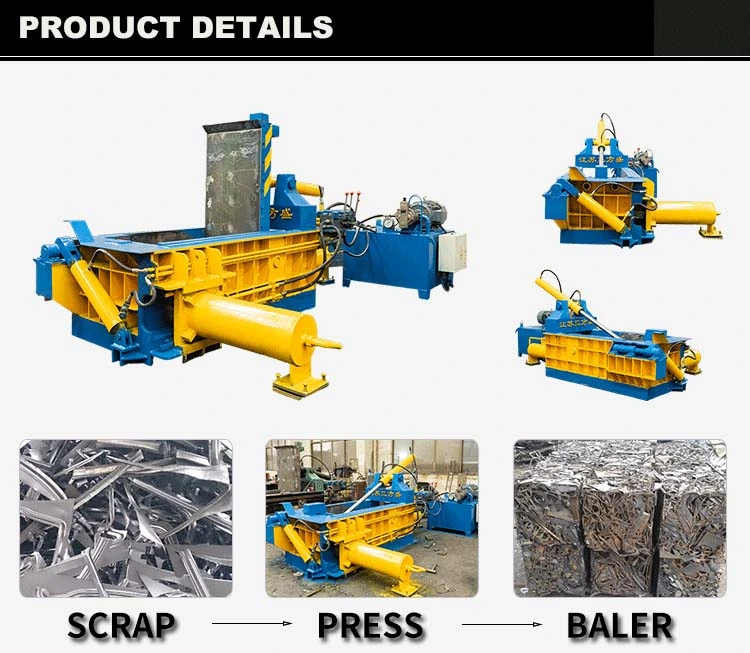 Horizontal Aluminum/Copper Press Hydraulic Metal Press Baler Machine
