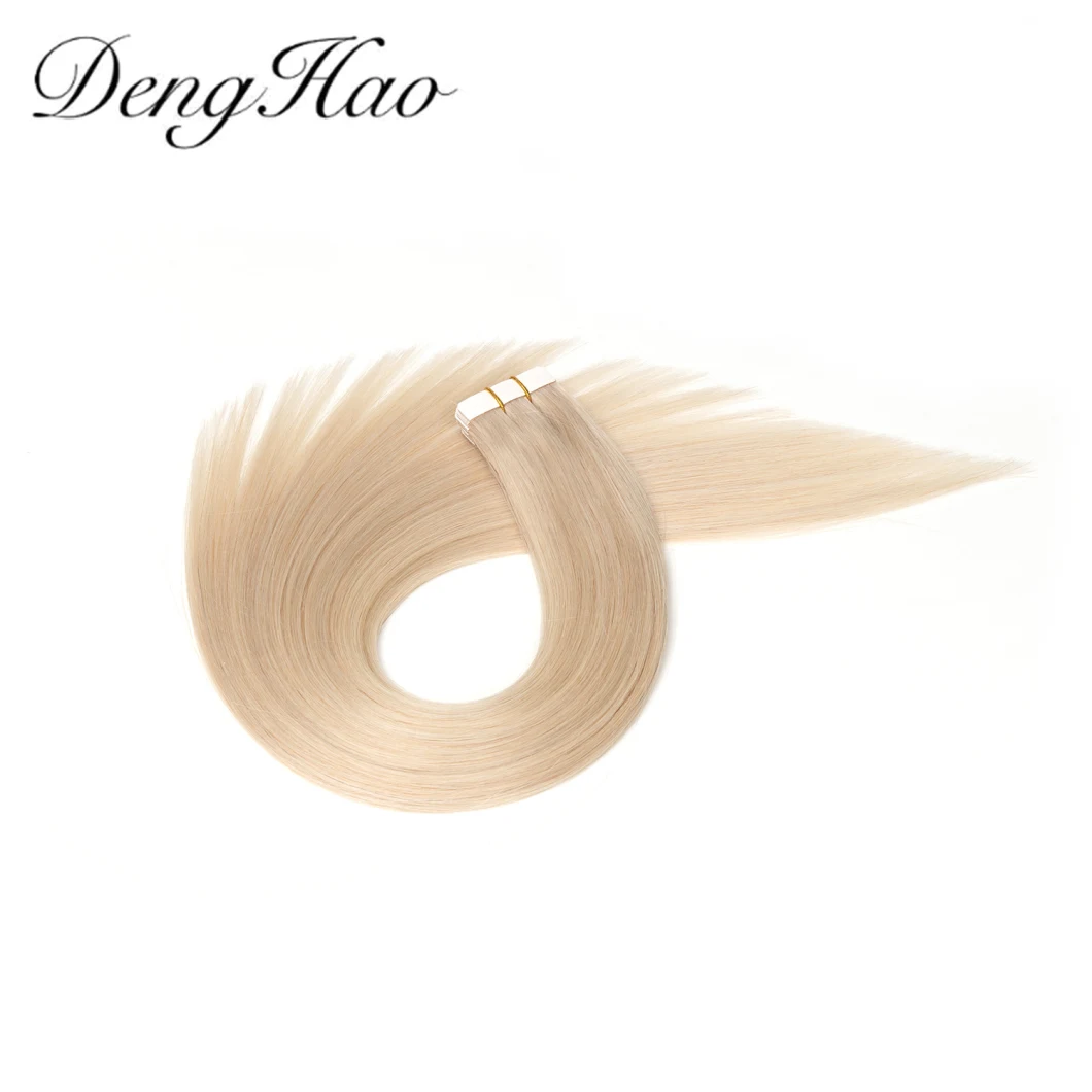 Factory Wholesale Factory No Damage to Any Color Human Hair Tape Extensions