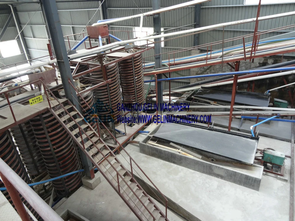 Gravity Mining Chute Spiral Supplier Price for Zircon Sand Titanium Iron Ore Separation