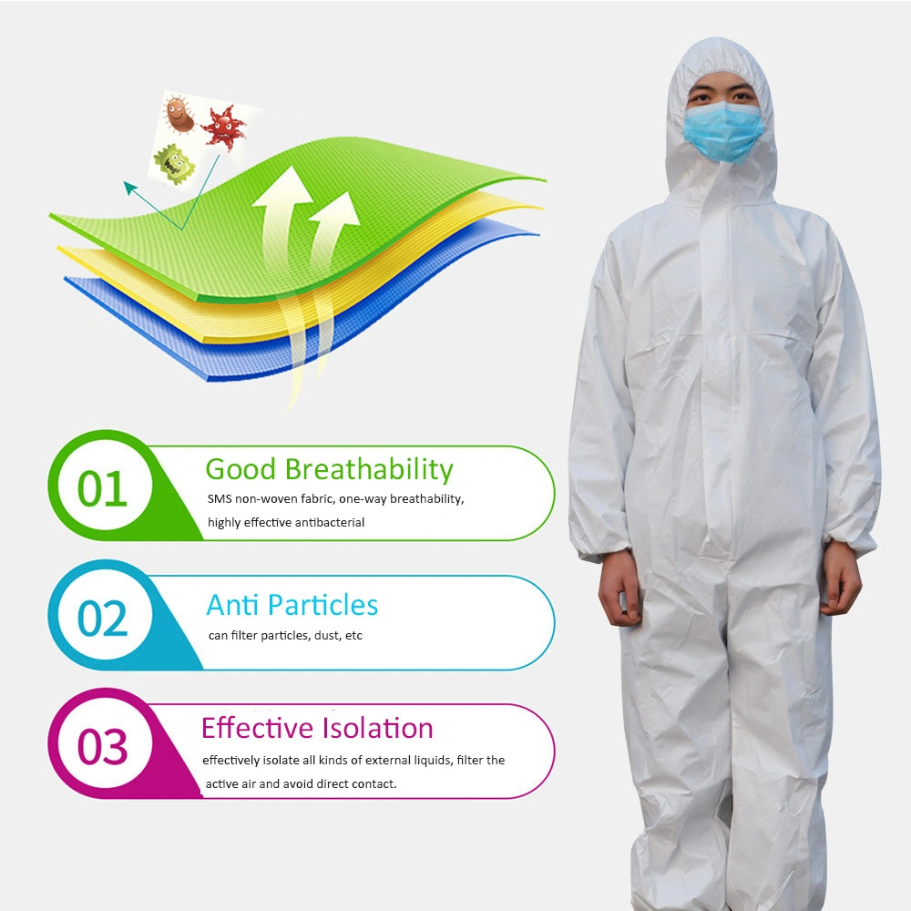 High Quality Wholesale Price Clothing Chemical Protective Clothing Isolation Gowns Safety Clothing
