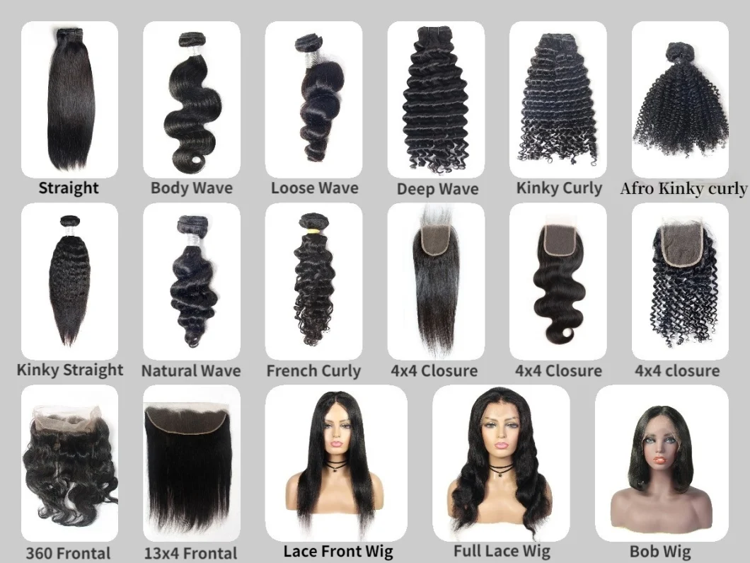 Wholesale Price 110g Big Wave Virgin Human Hair Extension