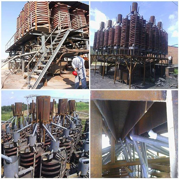 Gravity Spiral Chute for Chromite and Iron Ore Selection