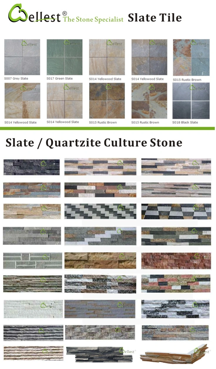 Qt-60 Landscape Grey Quartzite Loose Stone, Quartzite Field Stone, Random Wall Claddding
