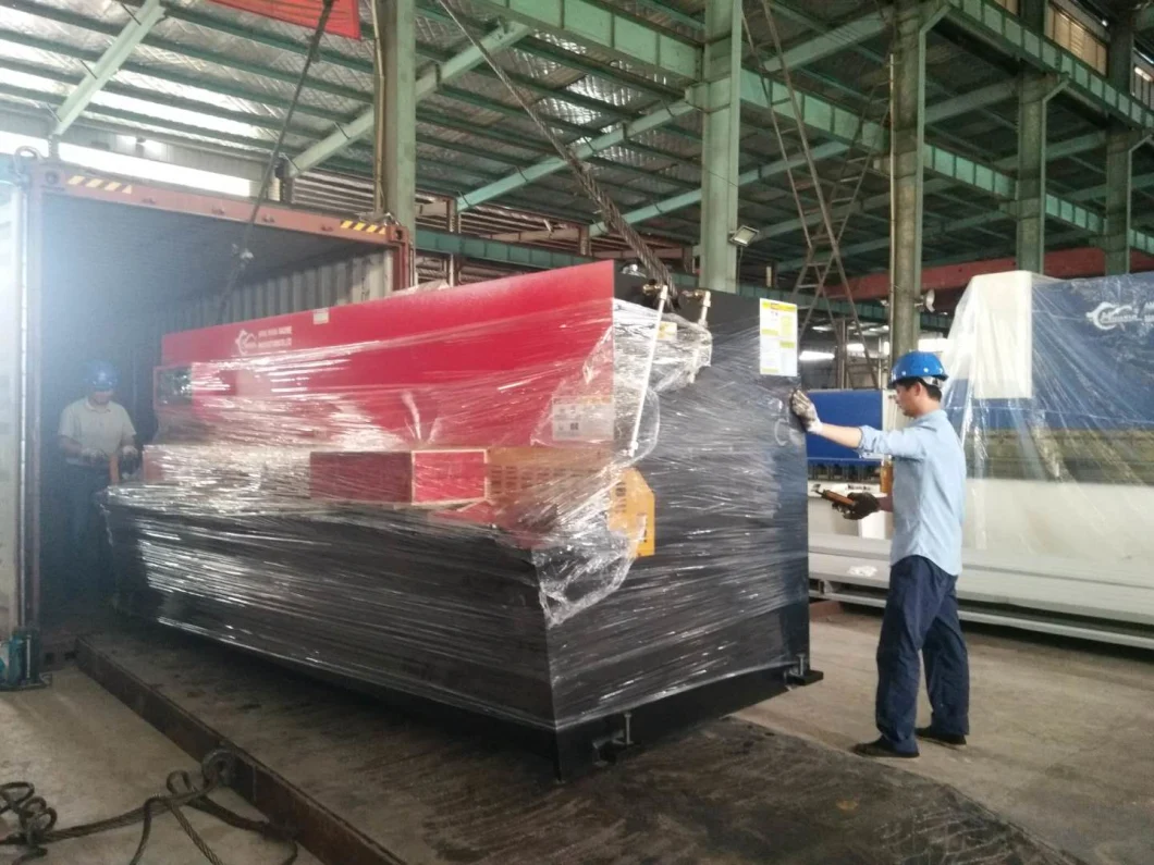 16mm Thick Plate Carbon Steel Iron Sheet Metal 4000mm Long Hydraulic Shearing Machine CNC Guillotine