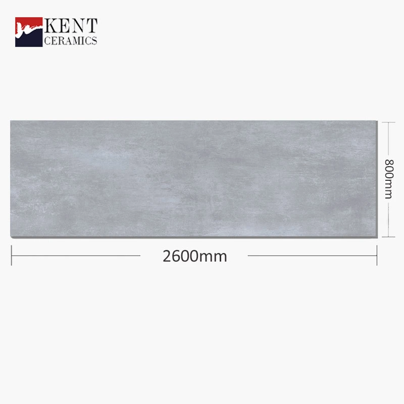 Sintered Slab Big Size Grey Slate Countertop 800*2600mm