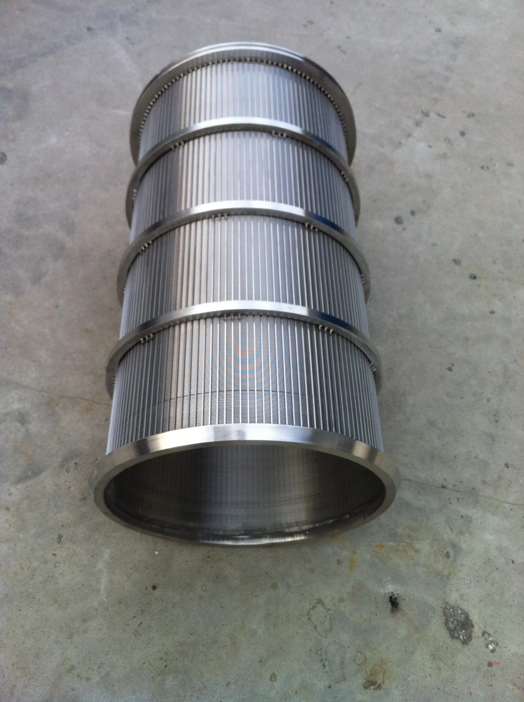 Wedge Wire Screen Water Rotary Sieve Drum Filter for Aquaculture Tank