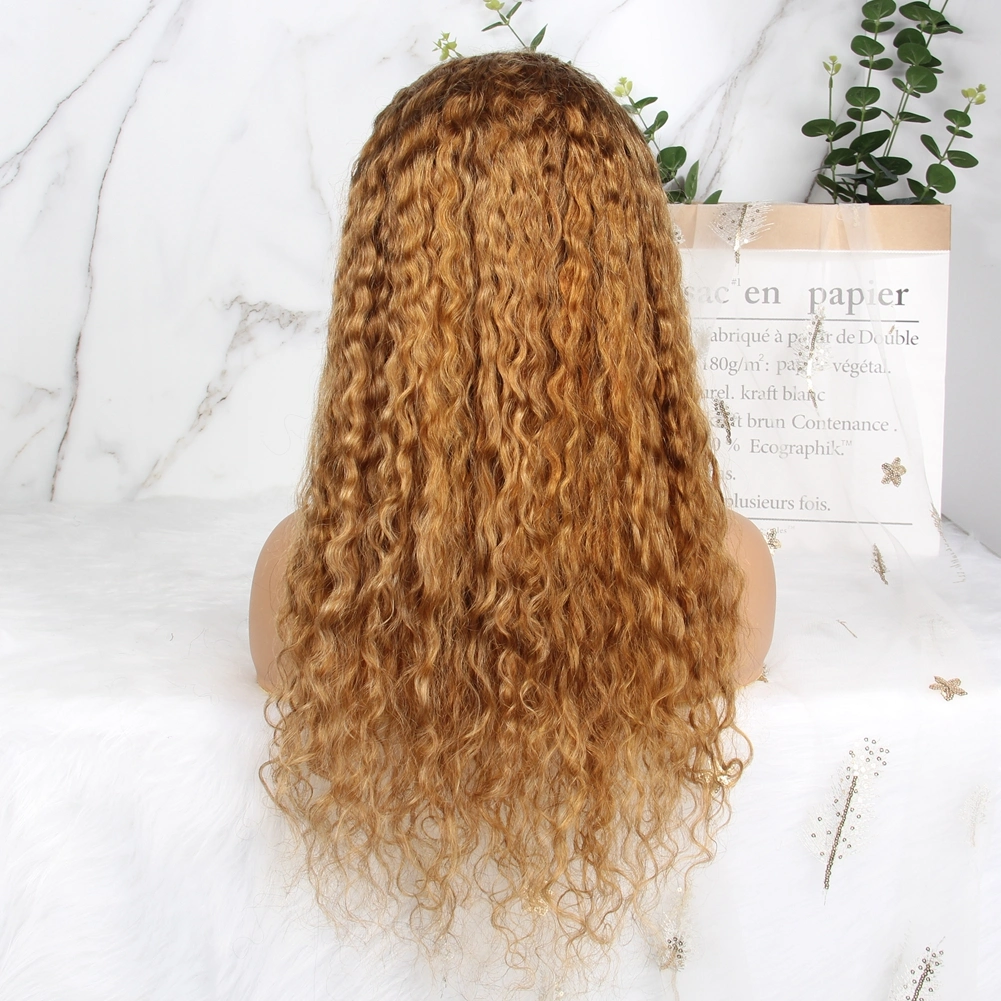 Curly Full Lace Human Hair with Baby Hair Mongolian Afro Kinky Curly Lace Front Wigs