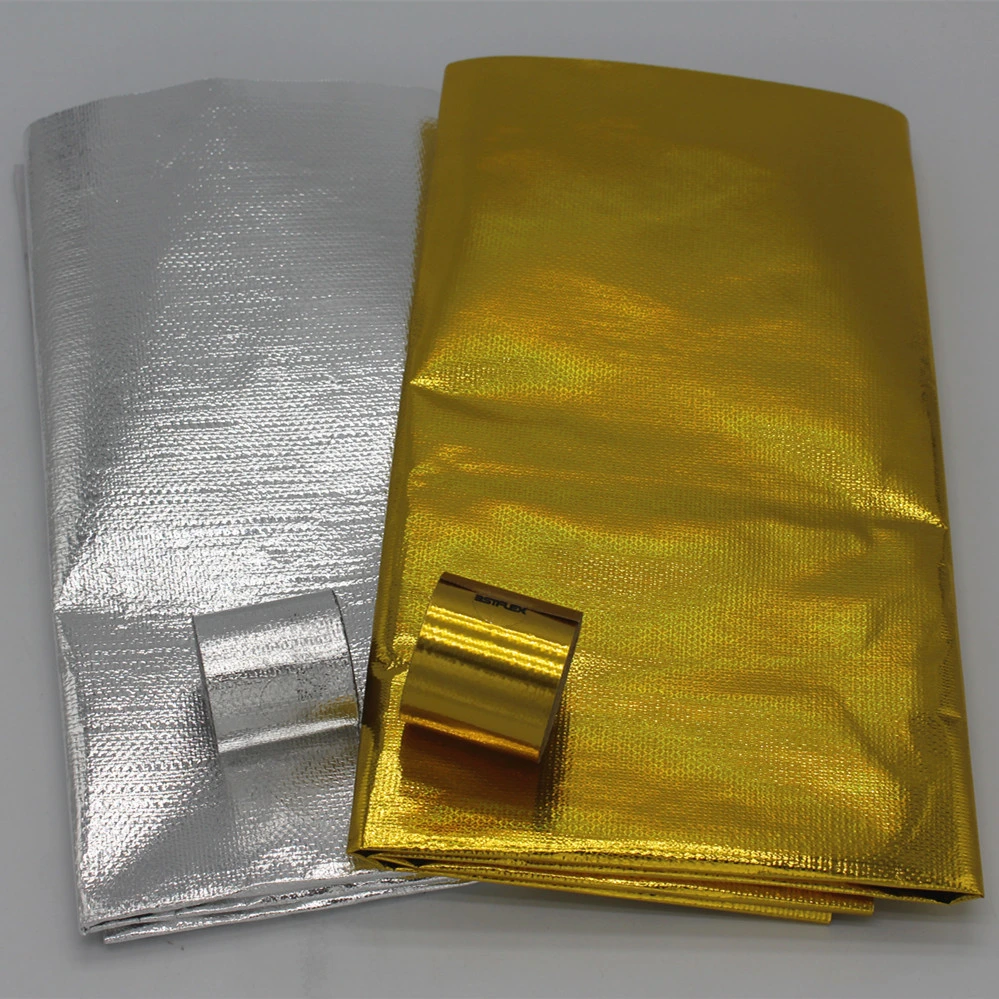 Self Adhesive Backing Aluminized Glass Cloth Thermo-Shield Tape
